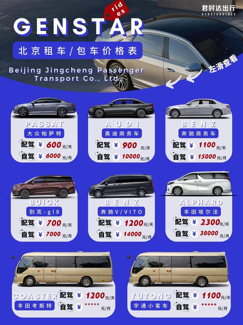 北京汽车租赁公司一天多少钱