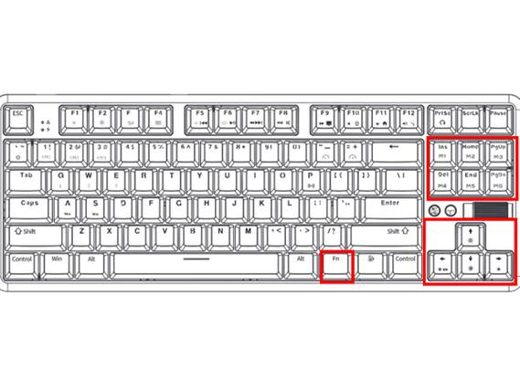 机械键盘怎么调灯光特效