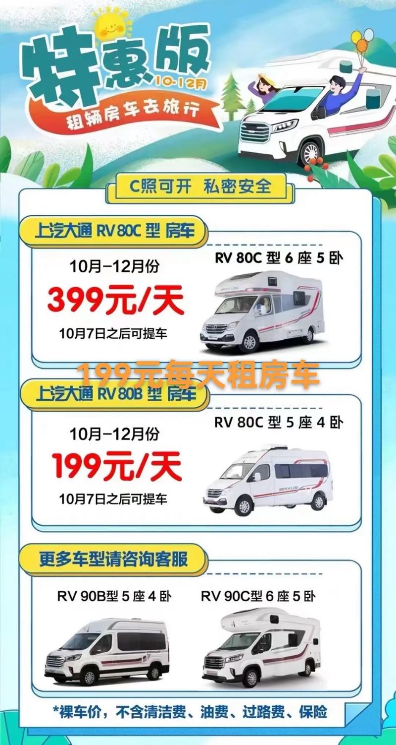 郑州租房车一天多少钱